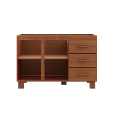 BAJO MESADA FINESTRA COBRE. 2 PUERTAS 3 CAJONES. COLOR CASTAÑO BAJO MESADA FINESTRA COBRE. 2 PUERTAS 3 CAJONES. COLOR CASTAÑO