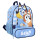 Mochila Infantil Bluey 30cm Estampa Original Escolar Azul