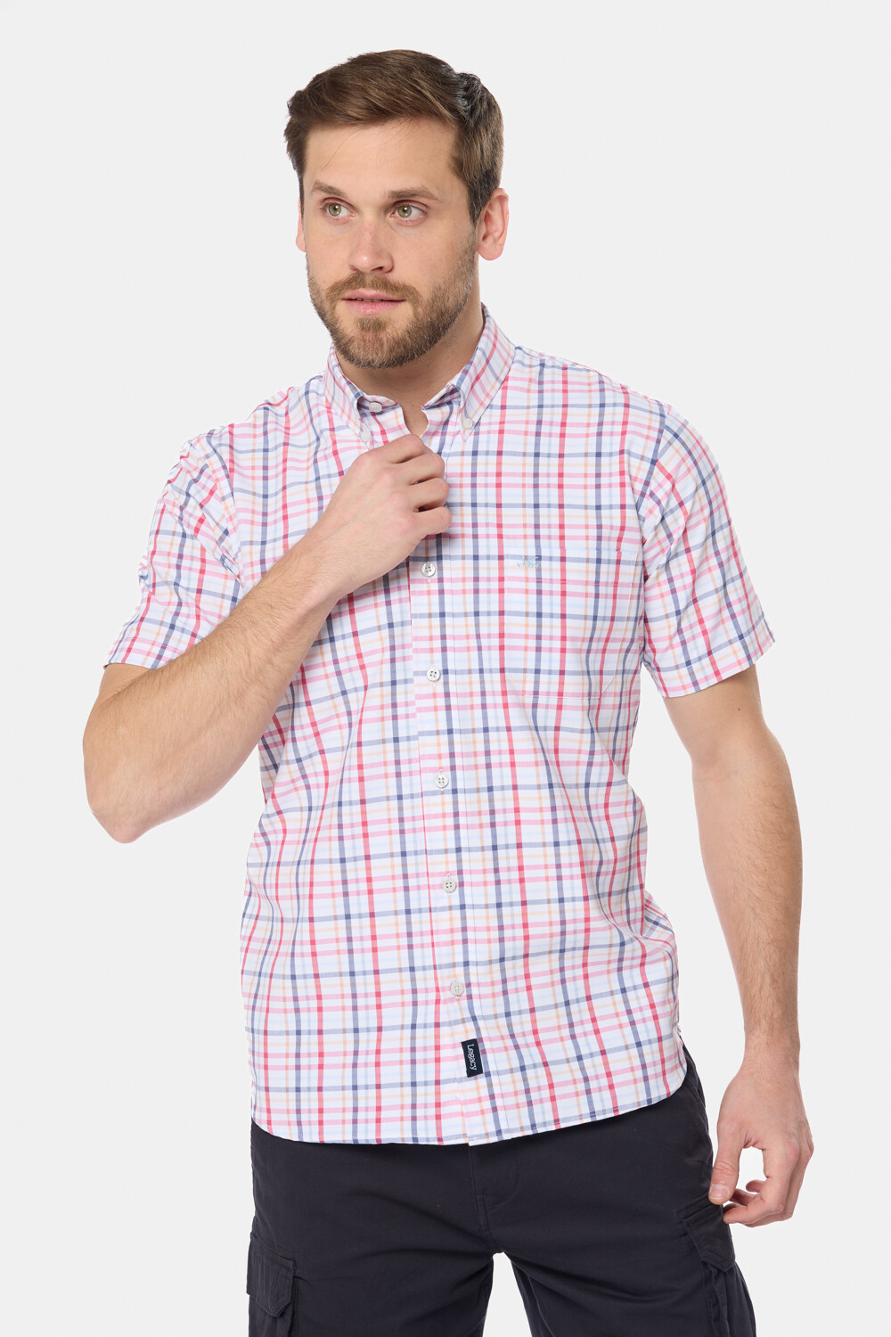 CAMISA SPORT A CUADROS Rojo