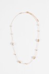 Collar largo con cuentas dorado