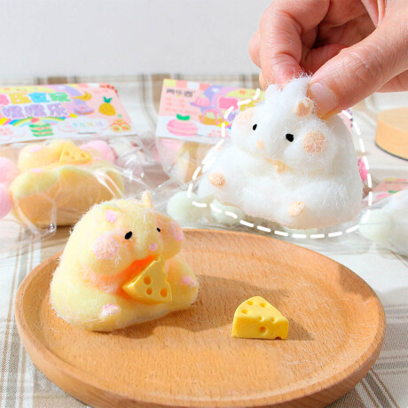 Setx7 Taba Squishi Anti Estrés Patita Hamster Galleta Setx7 Taba Squishi Anti Estrés Patita Hamster Galleta