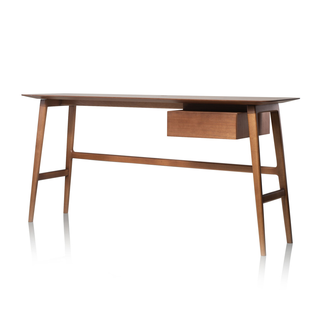 ESCRITORIO DE OFICINA MADERA-Y-TELA NATURAL-BEIGE ALINA
