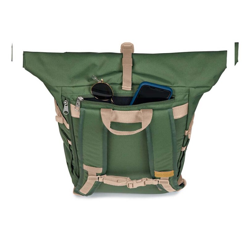 Mochila Portalaptop Hatchet Rolltop Cargo Green