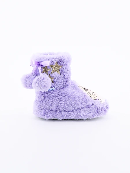 PANTUFLAS FROZEN VIOLETA