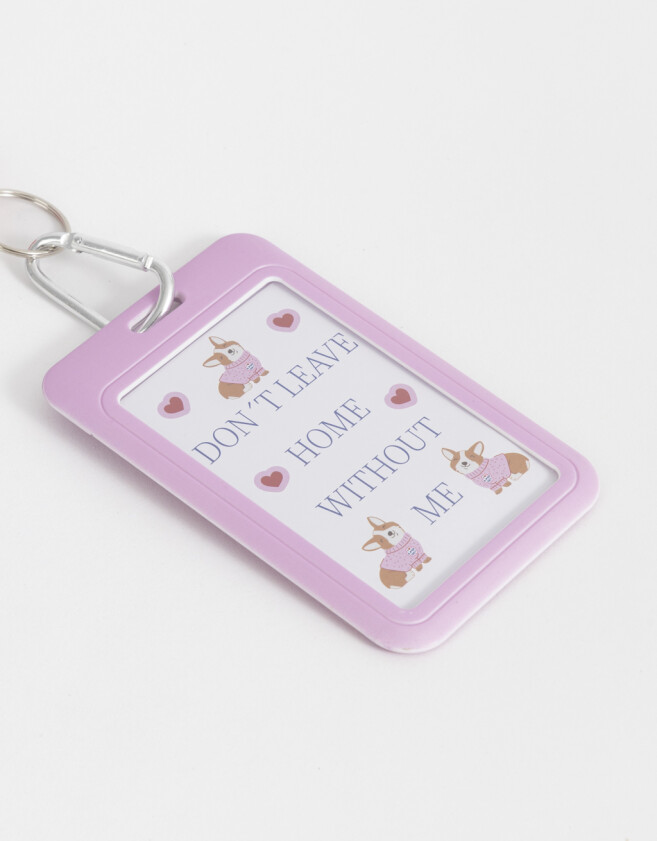 Llavero Llavero Y Charm Portarjeta "k Pop" - Rosa Claro