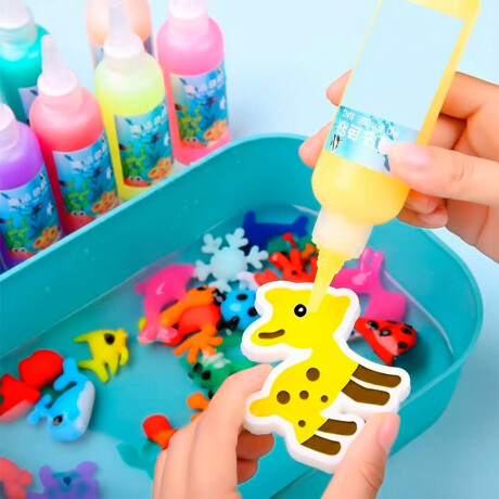 Kit Infantil Valija Crear Squishy Slime Mágicos 66pcs Esc007018