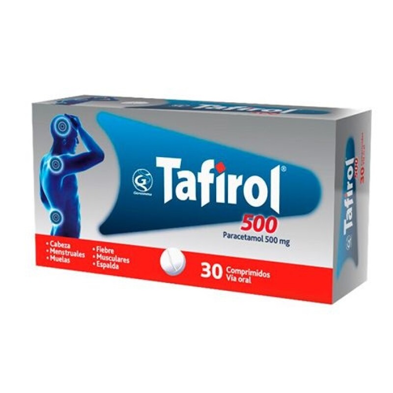 Tafirol 500 Mg. 30 Comp. Tafirol 500 Mg. 30 Comp.