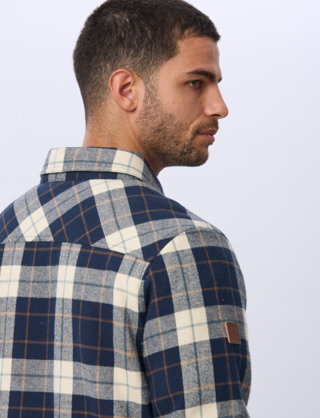 CAMPERA DE VIYELA CON FORRO DE CORDERITO Azul