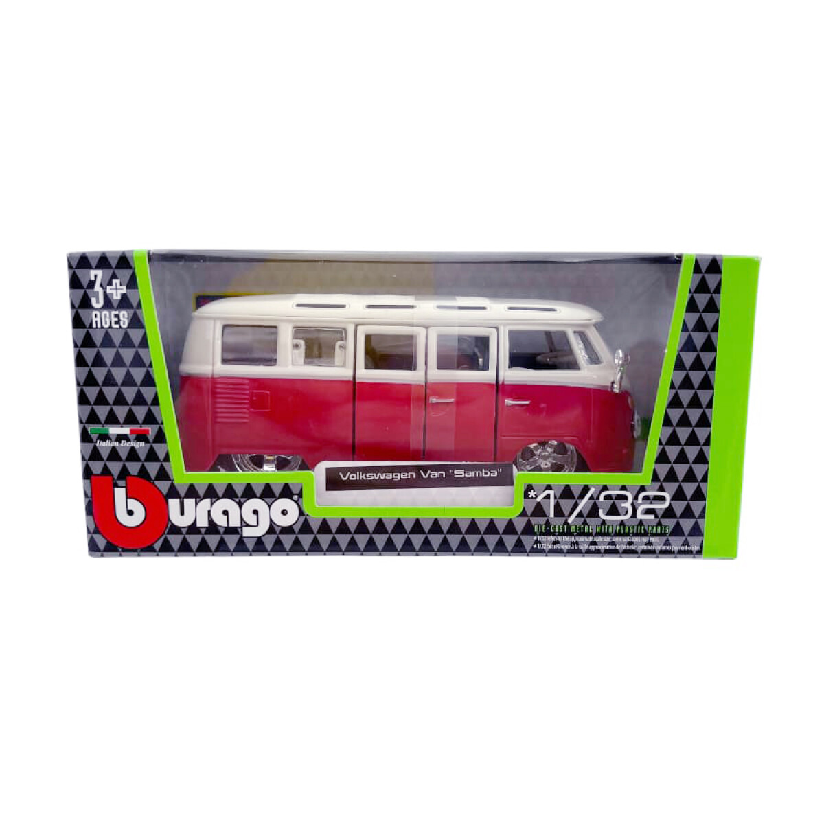 Auto Burago 1/32 Volkswagen Van "Samba" 