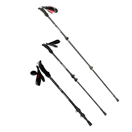 Baston de trekking CAMPSOR Negro