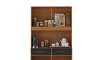 Kit mueble de cocina Pop Plus 4 puertas 2 cajones Negro / Marrón