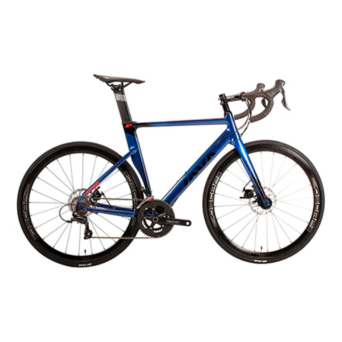 Java - Bicicleta de Ruta Siluro 3 - 700C. 22 Velocidades. Talle 44. Color Azul. - 001 
