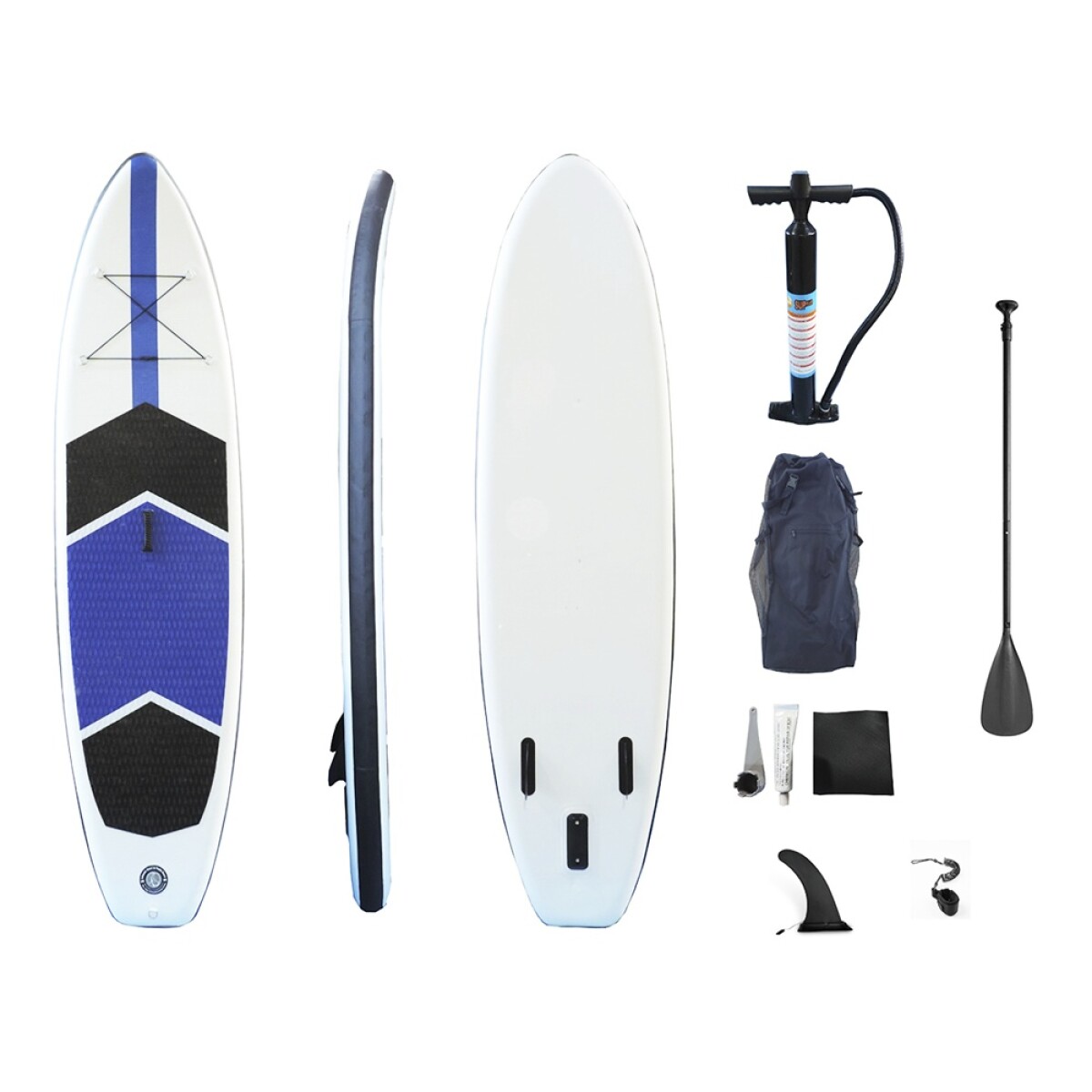 Tabla Stand Up Paddle Sup 305 + Remo + Inflador + Bolso - Azul 