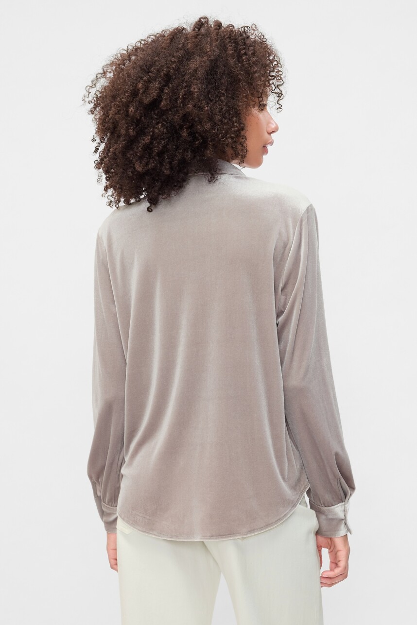 Camisa Terciopelo Mujer Quail