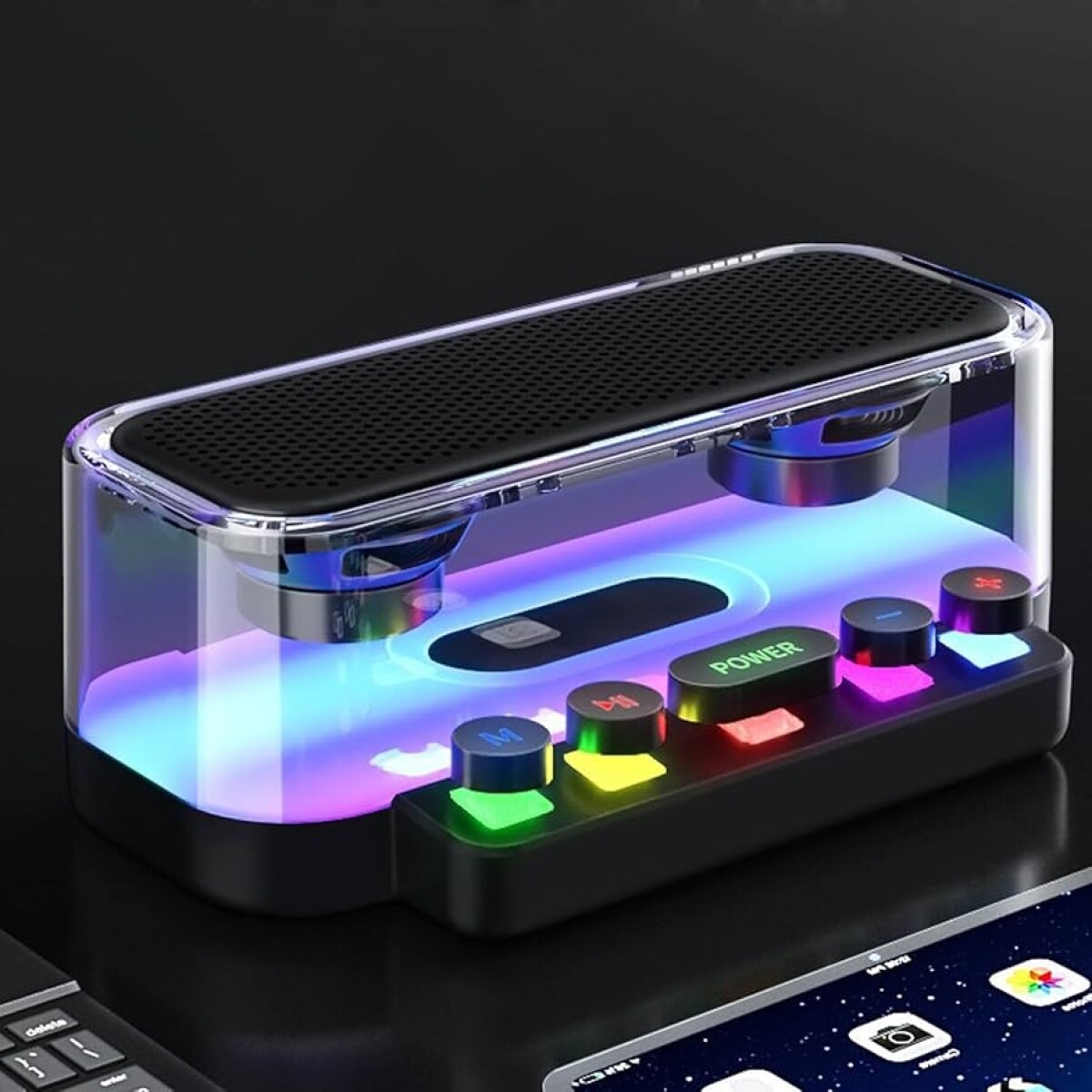 Z6 Parlante Bluetooth portátiles en forma de piano con teclado 