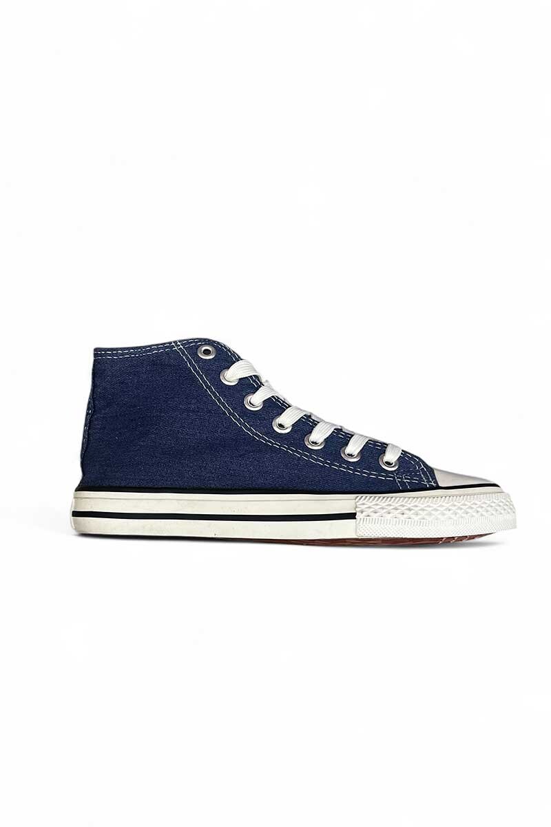 BOTA DEPORTIVA MEDIO BASKET LONA ADULTO Azul