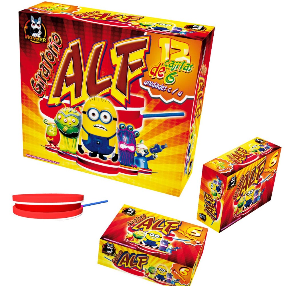 MARCIANITO ALF. GIRA - Display 12x6 Unidades MARCIANITO ALF. GIRA - Display 12x6 Unidades