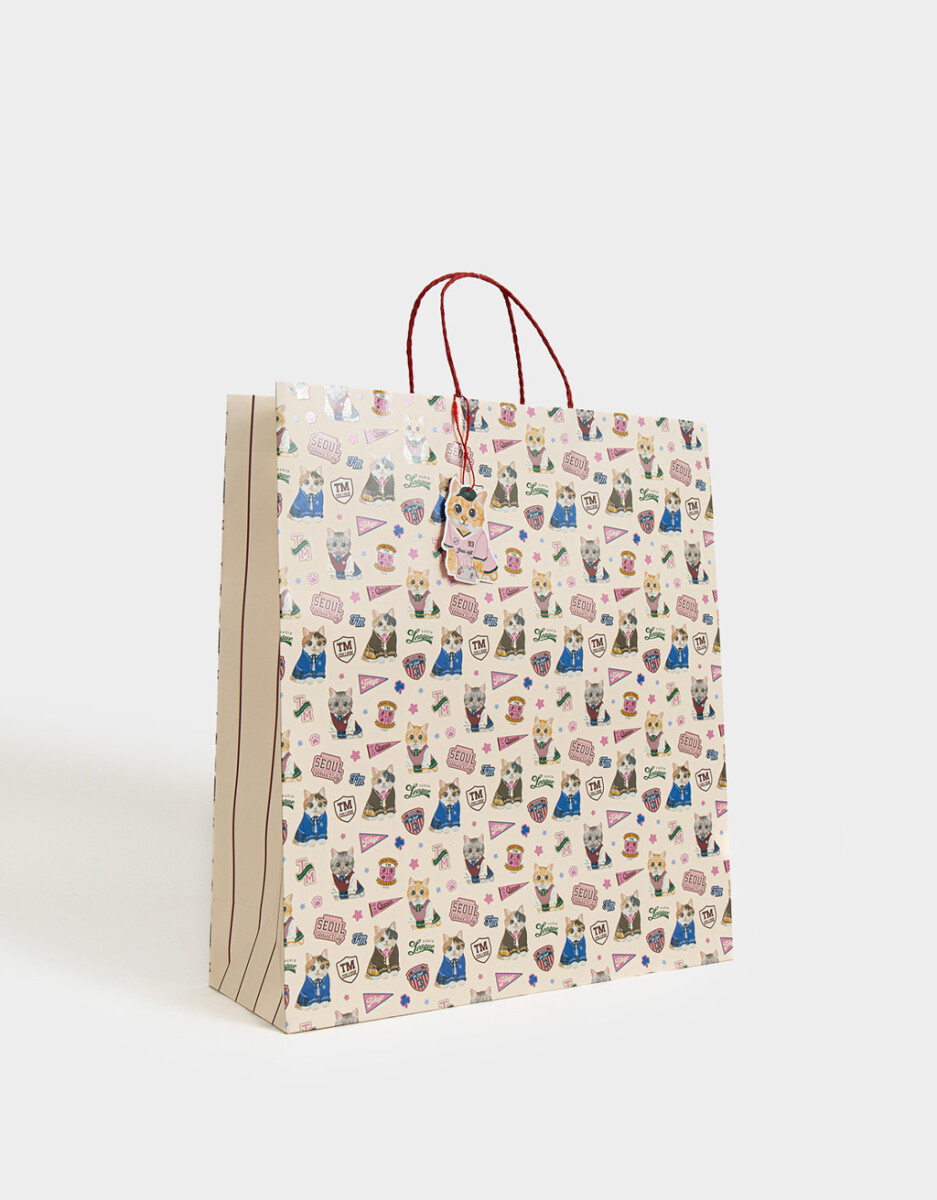 Bolsa De Regalo Extra Grande Estampada 