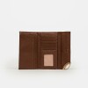 Billetera Katy En Cuero Charol Arrugado Marron