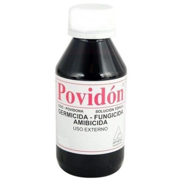 Solución Antiséptica Povidón 120 ml - Athena Solución Antiséptica Povidón 120 ml - Athena
