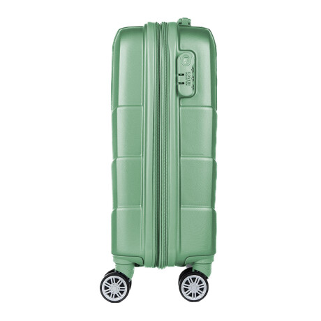 Valija Grande Rígida 4 Ruedas 360° con Cierre Expandible Verde