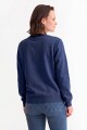 Buzo deportivo clásico escote redondo - UNISEX AZUL