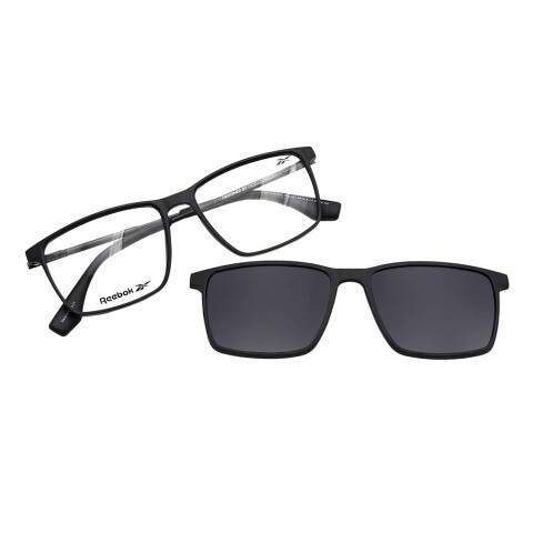 Lentes De Vista De Ultem Cuadrado Reebok Gradiente/Negro