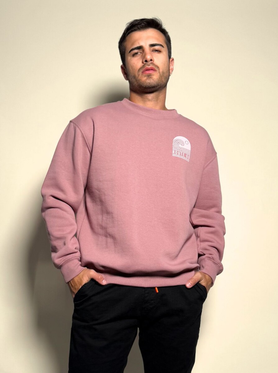 Buzo de algodon con estampas Jano - Rosado 