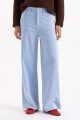 JEANS WIDE X CORD MARRON Celeste