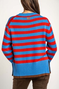 Sweater Rayado Rojo
