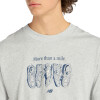 Remera NEW BALANCE T-SHIRT de Hombre - MT61778SAG Gris