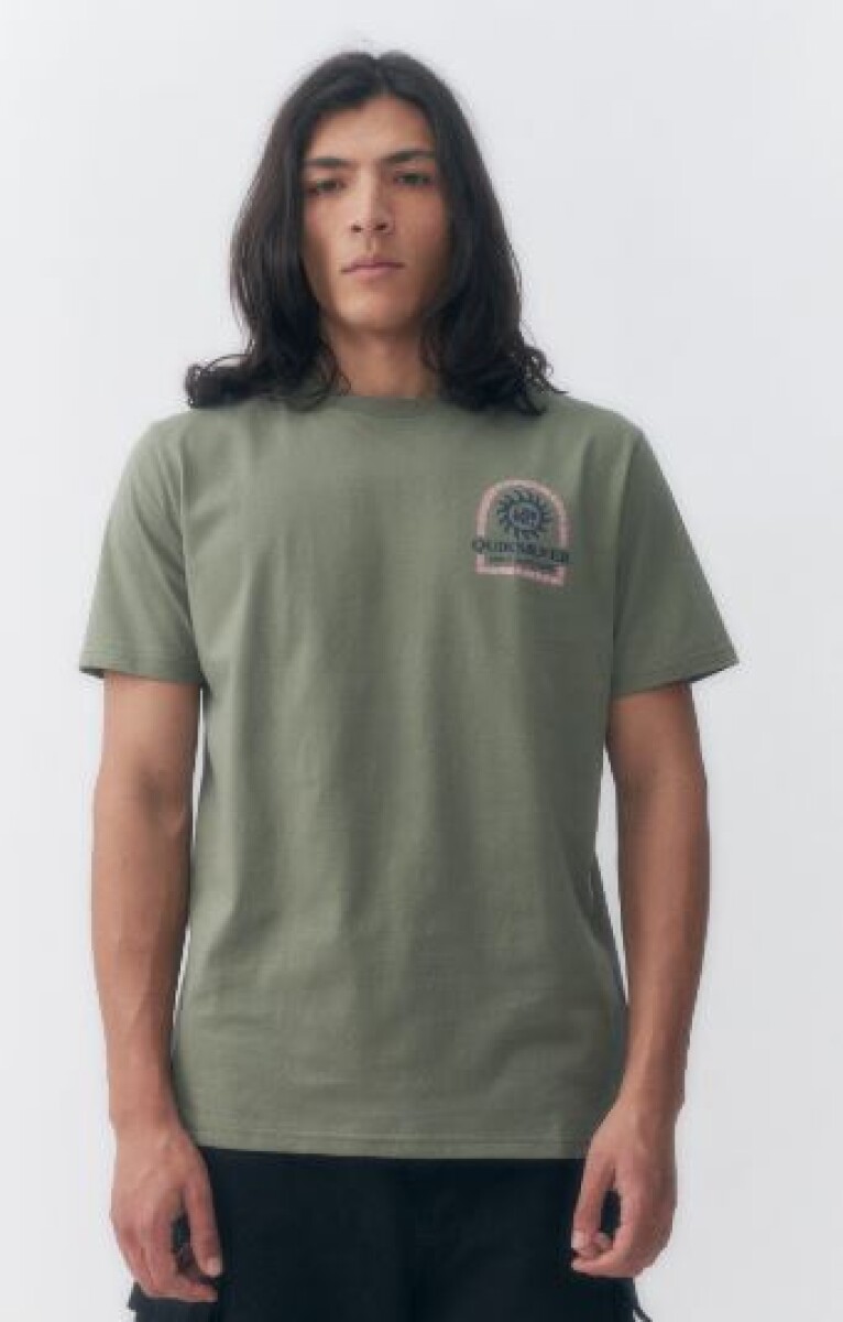 T-SHIRT QUIKSILVER 40604 - VERDE 