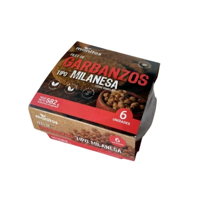 Milanesas De Garbanzo Manitos 6 Unidades Milanes De Garbanzo Manitos X6