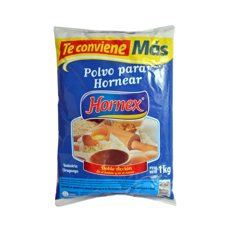 HORNEX POLVO HORNEAR 1KG Hornex Polvo Hornear 1kg