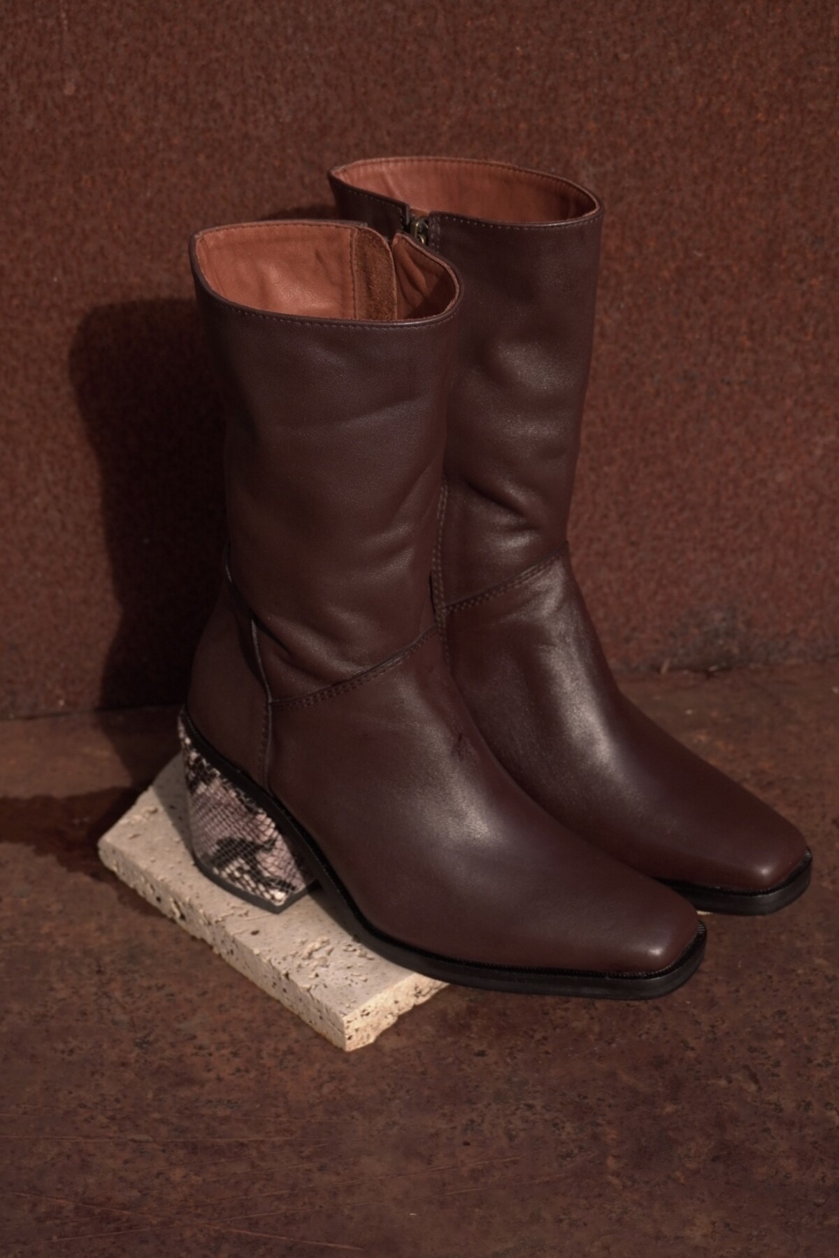 City Boots Vol2 Chocolate / Vibora Gris