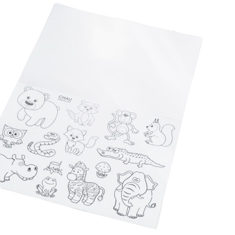 Block de stickers coloreables Chau Pantallas Block de stickers coloreables Chau Pantallas