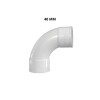 CURVA PVC 40MM 45º HH Curva Pvc 40mm 45º Hh
