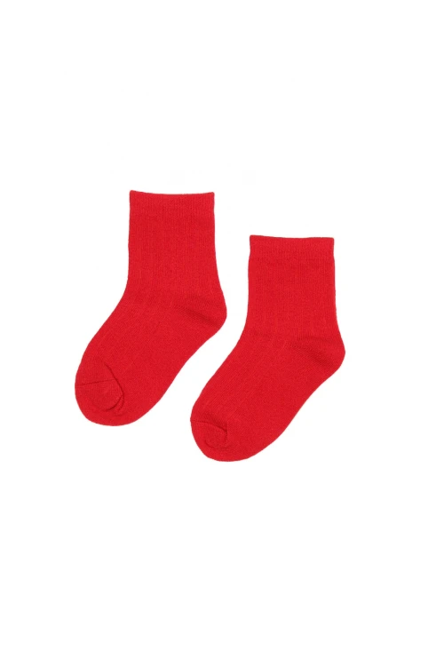 Medias Rib Rojo