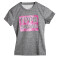 Remera Infantil Topper Basic Girls Gris Melange
