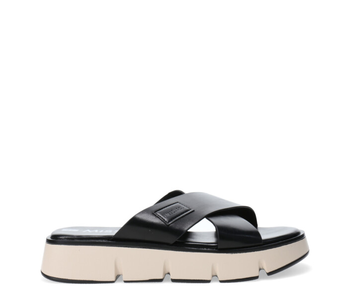 Sandalias de Mujer Miss Carol MINICOY con tiras cruzadas Negro