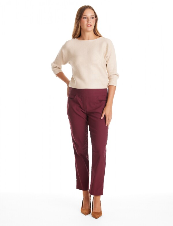 Pantalon Clásico BORDEAUX