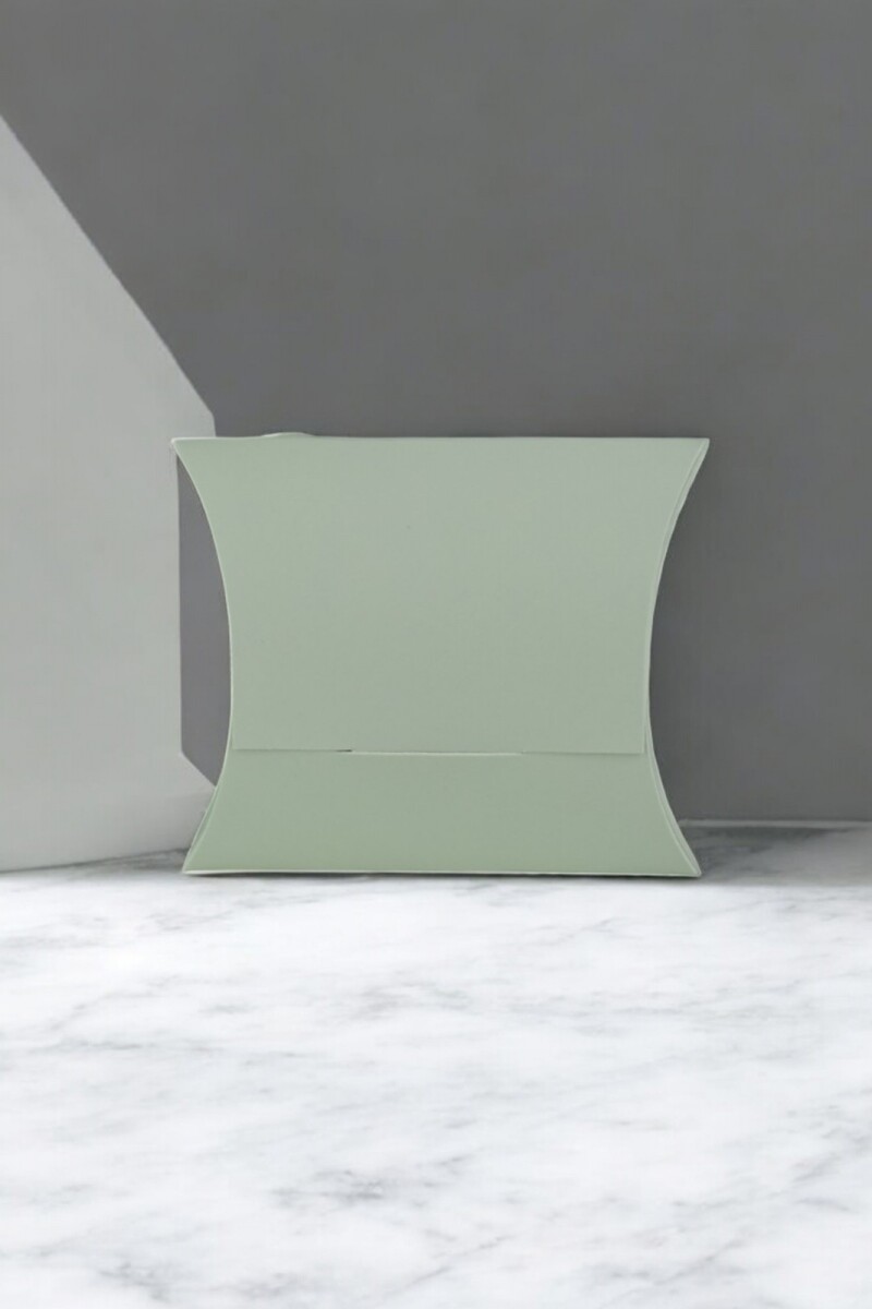 Estuche pillow eco 7x8 cm. - VERDE AGUA 