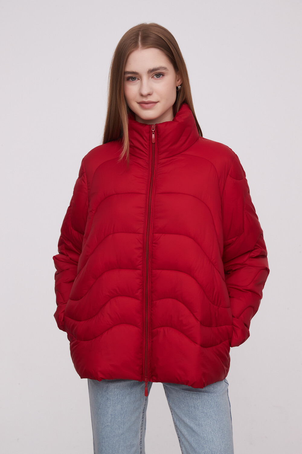 Campera Brang Rojo Oscuro