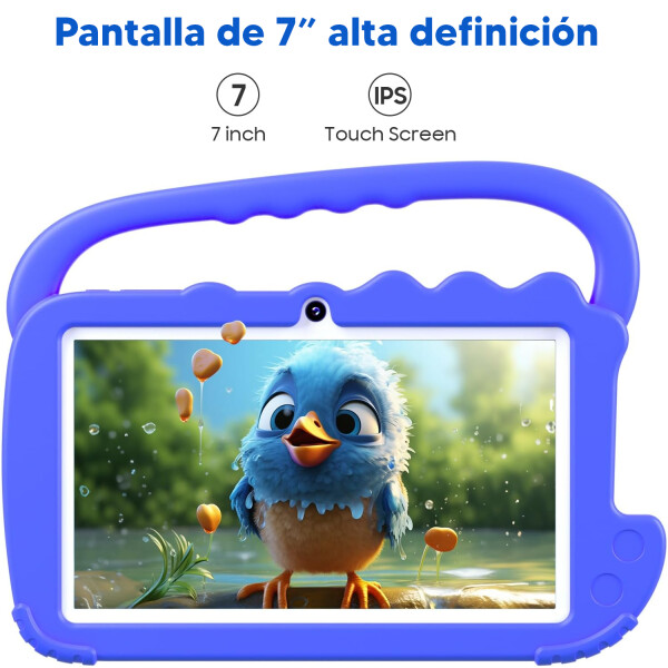Tablet Infantil Kids 2+2gb Ram 32gb Con Lápiz AZUL
