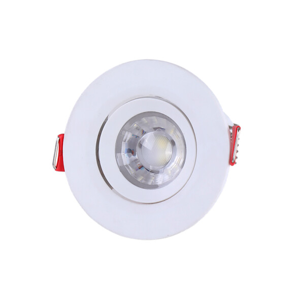 Spot de embutir LED móvil 5W 230V 420Lm cálida 45° TE3322