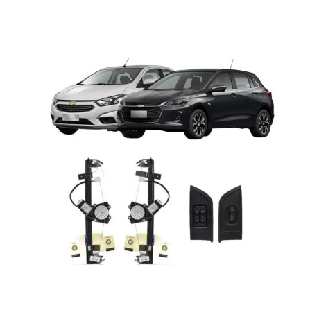 Alzacristal Auto Original Chevrolet Onix, Prisma 2 Vidrios Tragial