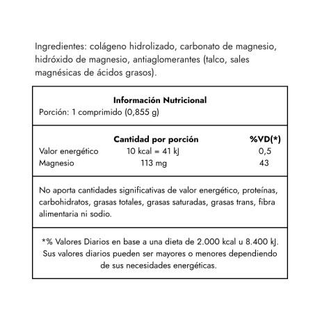 Colágeno con Magnesio 180 comprimidos - Ana Maria Lajusticia Colágeno con Magnesio 180 comprimidos - Ana Maria Lajusticia