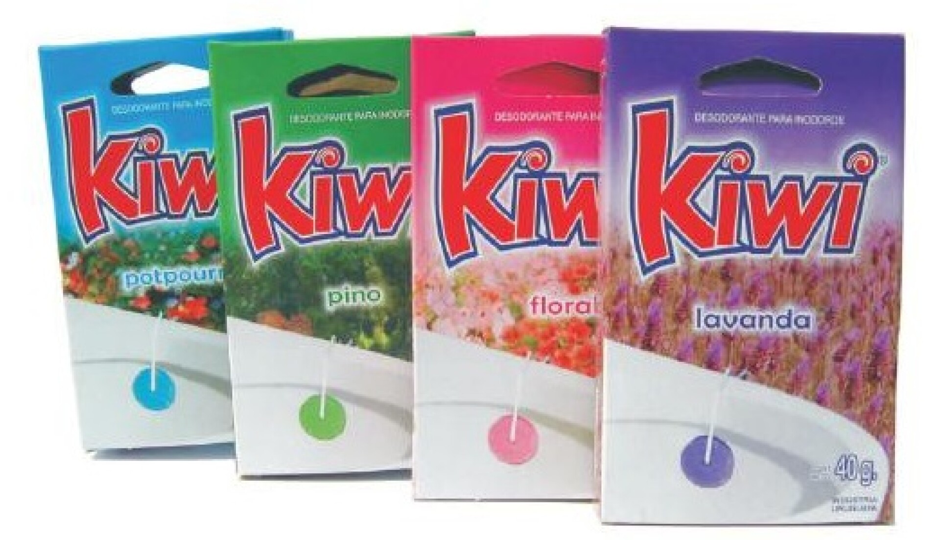 PASTILLA P/ INODORO KIWI RED 25 GR FLORAL 