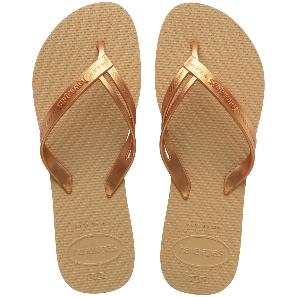 Sandalias Havaianas Elegance Mujer Dorado