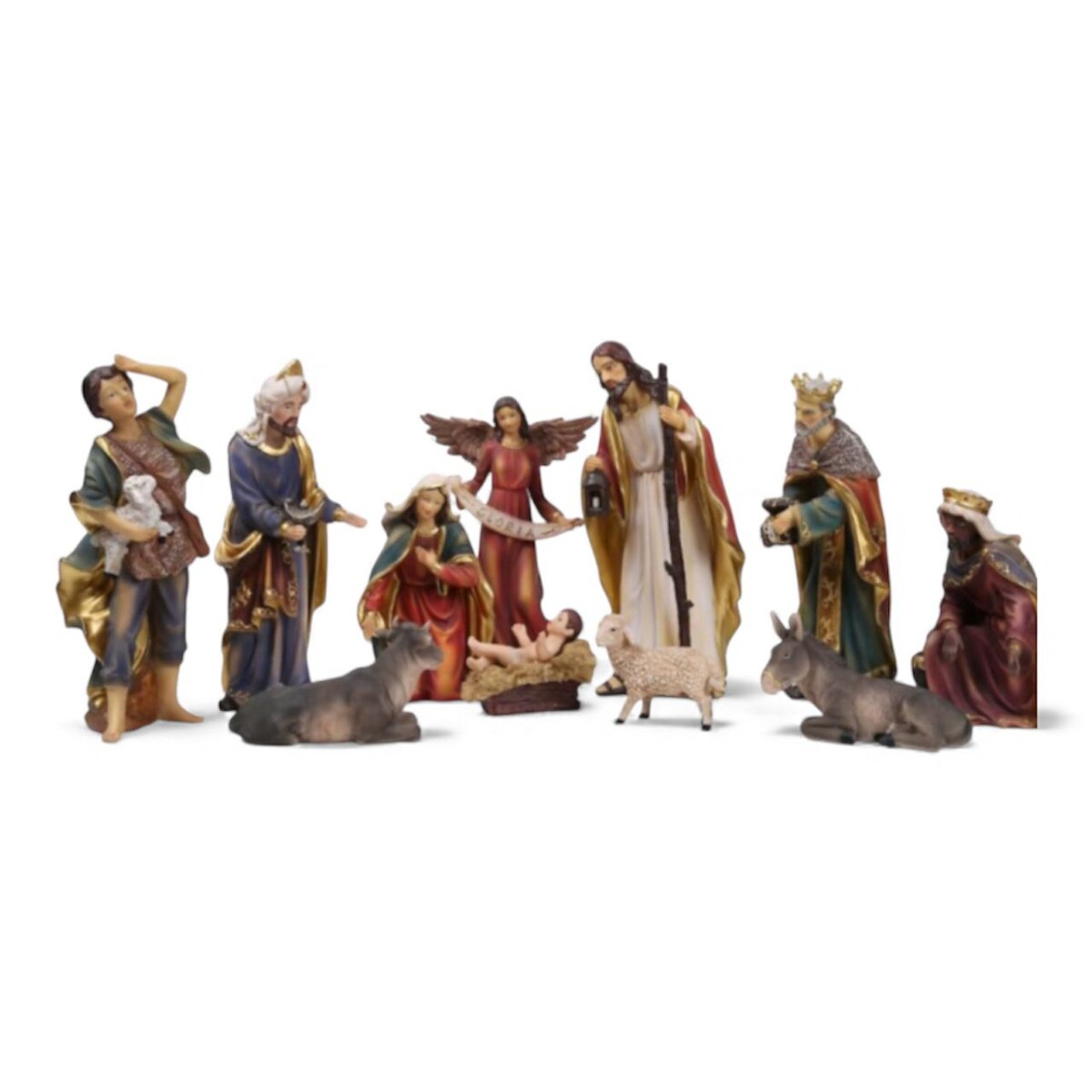 Pesebre Santa Navidad 11 piezas 